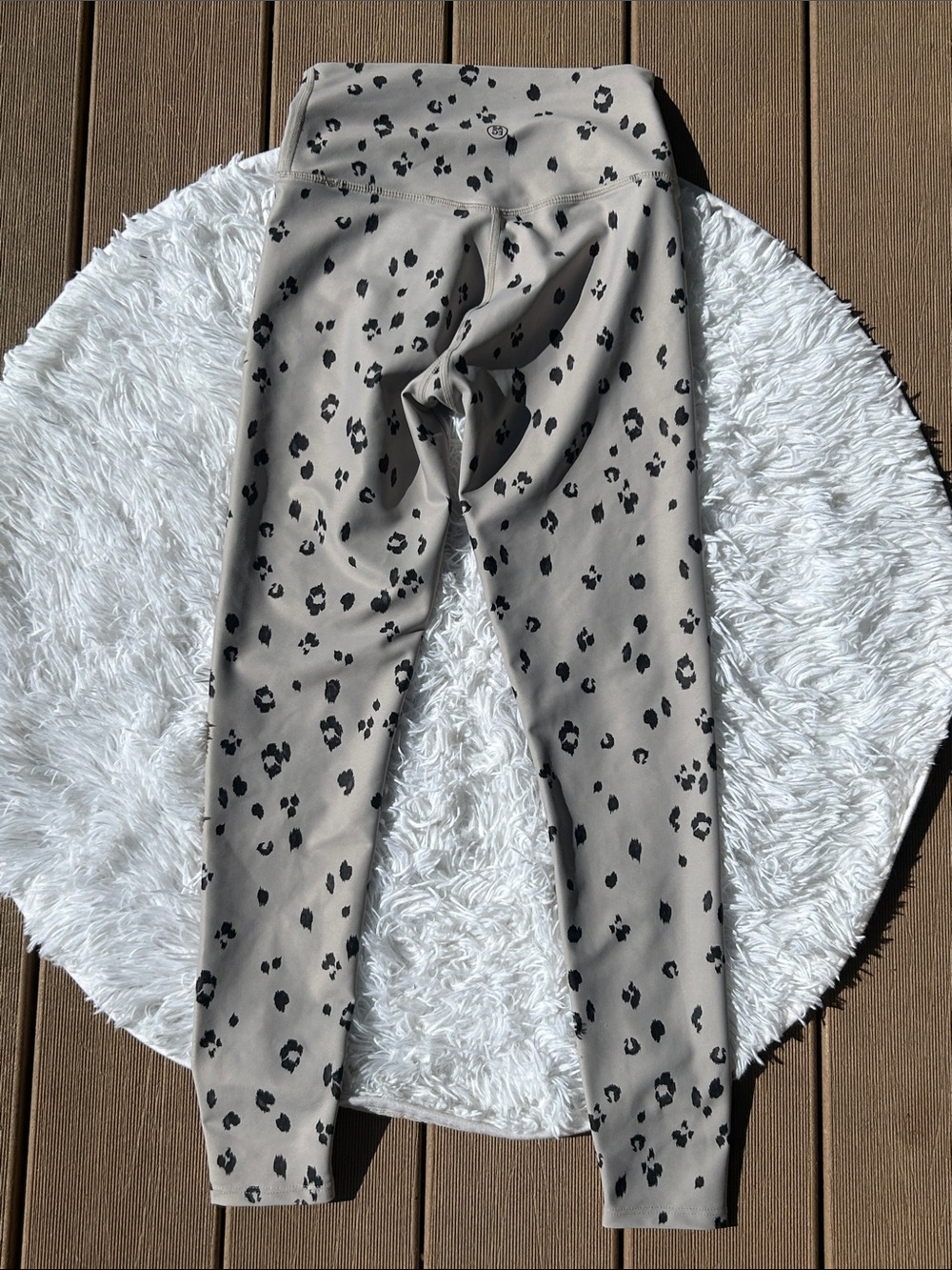 SAGE Collective Diamond Cheetah High Waist Yoga Leggings Women’s Size XS - Picture 9 of 16